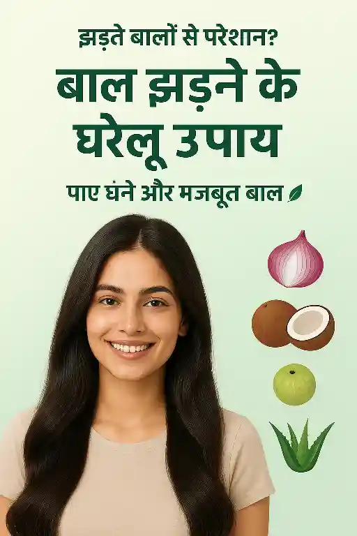 बाल झड़ने के घरेलू उपाय । हेयर फॉल का होना